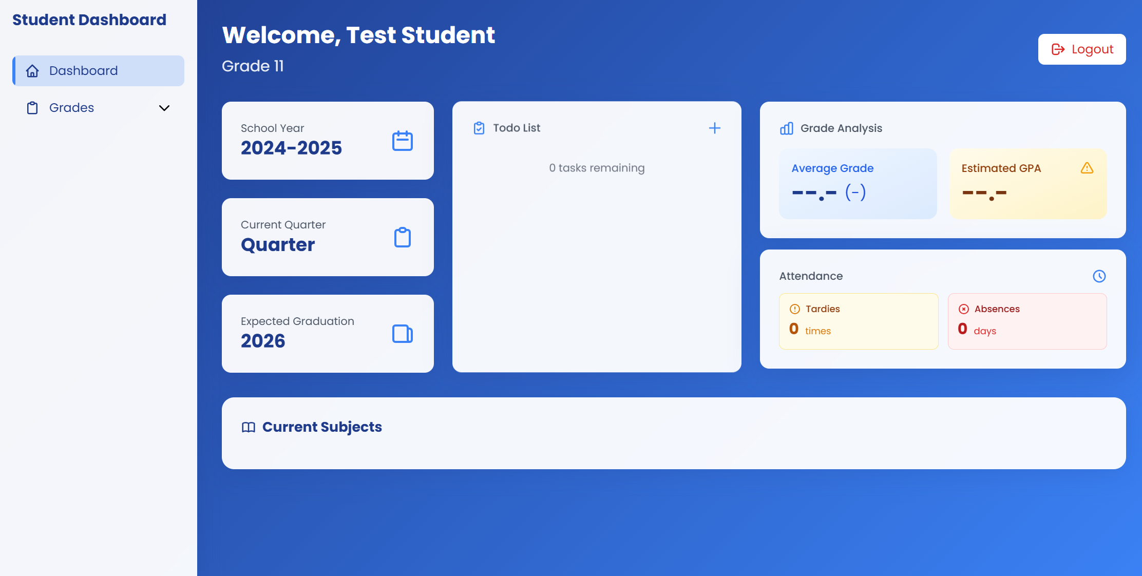 Student Dashboard